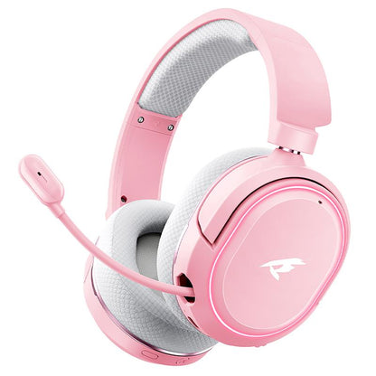 【Live Broadcast Exclusive】Picun G2 Bluetooth Gaming Headset, 7.1 Surround Sound, Retractable Earbud, 4-In-1 Audio Cable, Electronic 5Ms Low Latency, Rechargeable ENC Microphone for PC PS4 PS5 Audio Cable Headphone