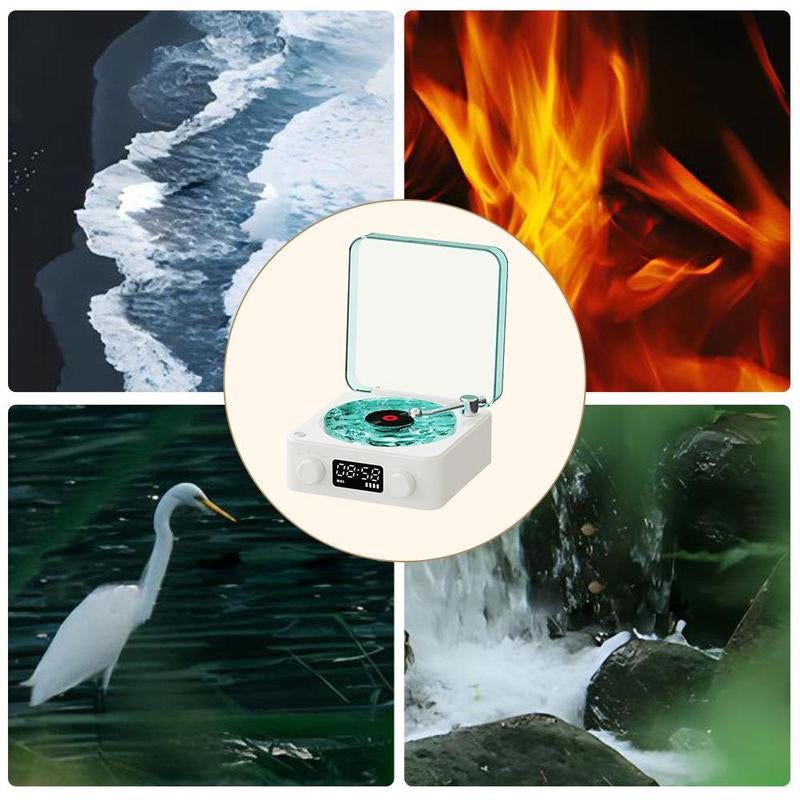Wireless Speaker, White Noise Speaker, Multifunctional Desktop Speaker with USB Port & AUX Input, Speaker with Adjustable Ambient Light Modes, Halloween Gift #TOP PICKS