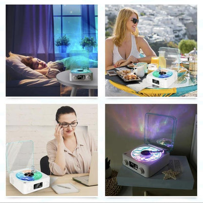 Wireless Speaker, White Noise Speaker, Multifunctional Desktop Speaker with USB Port & AUX Input, Speaker with Adjustable Ambient Light Modes, Halloween Gift #TOP PICKS