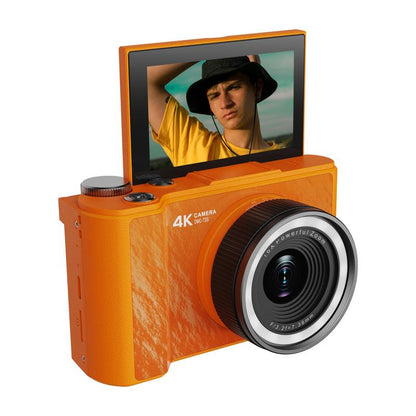 Foldable Screen Portable Pocket Vlogging Camerawith 32GB SD Card &, Wrist Strap,Self Timer, Anti-Shake, 16X Digital Zoom, Ideal Gift for Girls, Boys Teenagers, and Beginners, Birthday Gift