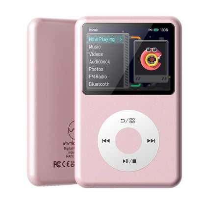 Innioasis Y1 Retro Y2K MP3 Player with Bluetooth 2.4" Portable Mini Hifi Video Upgrade Cool Gift 2025 Walkman-Style Music&Story Player for Kids Classic Click Wheel Control