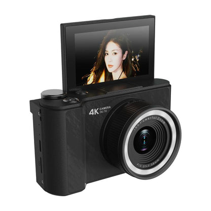 Foldable Screen Portable Pocket Vlogging Camerawith 32GB SD Card &, Wrist Strap,Self Timer, Anti-Shake, 16X Digital Zoom, Ideal Gift for Girls, Boys Teenagers, and Beginners, Birthday Gift