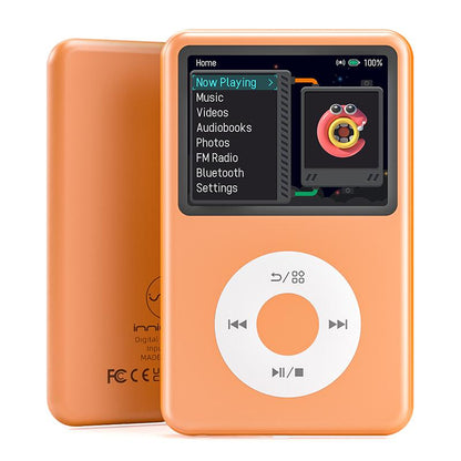 Innioasis Y1 Retro Y2K MP3 Player with Bluetooth 2.4" Portable Mini Hifi Video Upgrade Cool Gift 2025 Walkman-Style Music&Story Player for Kids Classic Click Wheel Control