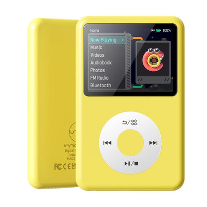 Innioasis Y1 Retro Y2K MP3 Player with Bluetooth 2.4" Portable Mini Hifi Video Upgrade Cool Gift 2025 Walkman-Style Music&Story Player for Kids Classic Click Wheel Control