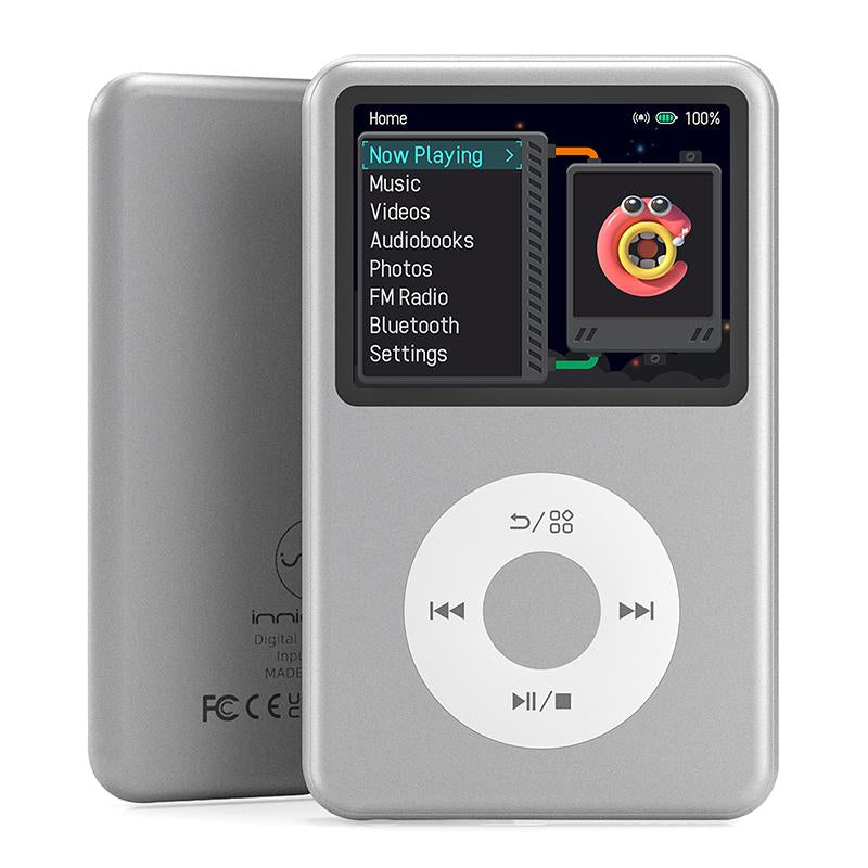 Innioasis Y1 Retro Y2K MP3 Player with Bluetooth 2.4" Portable Mini Hifi Video Upgrade Cool Gift 2025 Walkman-Style Music&Story Player for Kids Classic Click Wheel Control