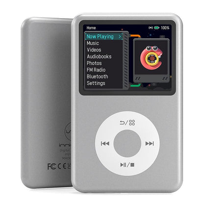 Innioasis Y1 Retro Y2K MP3 Player with Bluetooth 2.4" Portable Mini Hifi Video Upgrade Cool Gift 2025 Walkman-Style Music&Story Player for Kids Classic Click Wheel Control