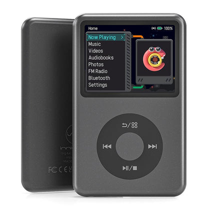 Innioasis Y1 Retro Y2K MP3 Player with Bluetooth 2.4" Portable Mini Hifi Video Upgrade Cool Gift 2025 Walkman-Style Music&Story Player for Kids Classic Click Wheel Control