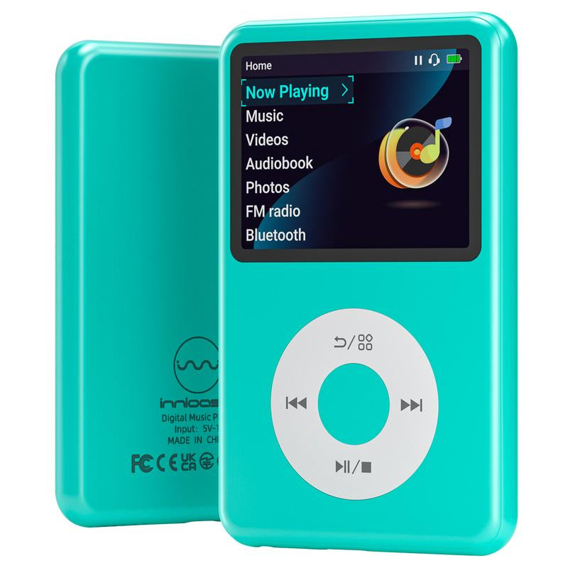 Innioasis Y1 Retro Y2K MP3 Player with Bluetooth 2.4" Portable Mini Hifi Video Upgrade Cool Gift 2025 Walkman-Style Music&Story Player for Kids Classic Click Wheel Control