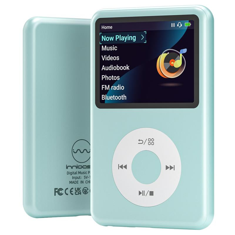 Innioasis Y1 Retro Y2K MP3 Player with Bluetooth 2.4" Portable Mini Hifi Video Upgrade Cool Gift 2025 Walkman-Style Music&Story Player for Kids Classic Click Wheel Control