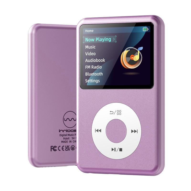 Innioasis Y1 Retro Y2K MP3 Player with Bluetooth 2.4" Portable Mini Hifi Video Upgrade Cool Gift 2025 Walkman-Style Music&Story Player for Kids Classic Click Wheel Control